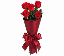 Букет 5 Красных роз Эдлесс Лав в Старомарьевке