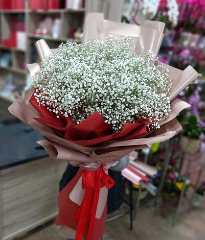 Букет цветов из: Гипсофила в Старомарьевке
