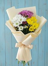 Букет цветов из:  Хризантемы в Старомарьевке