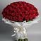 Букет 101 Красная роза Блэк Мэджик в Старомарьевке