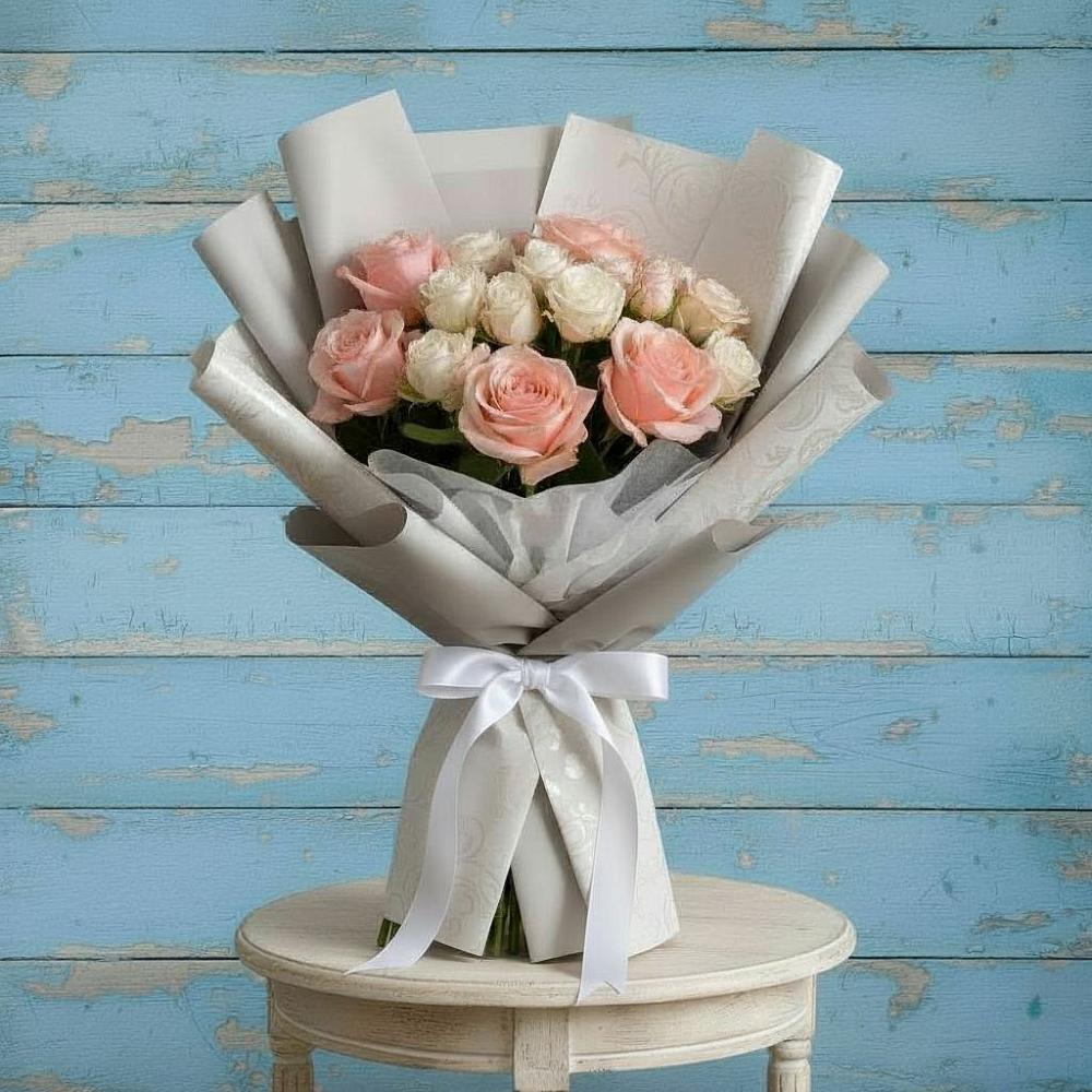 Букет цветов из: Розы в Старомарьевке