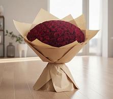 Букет 101 Красная роза в Старомарьевке
