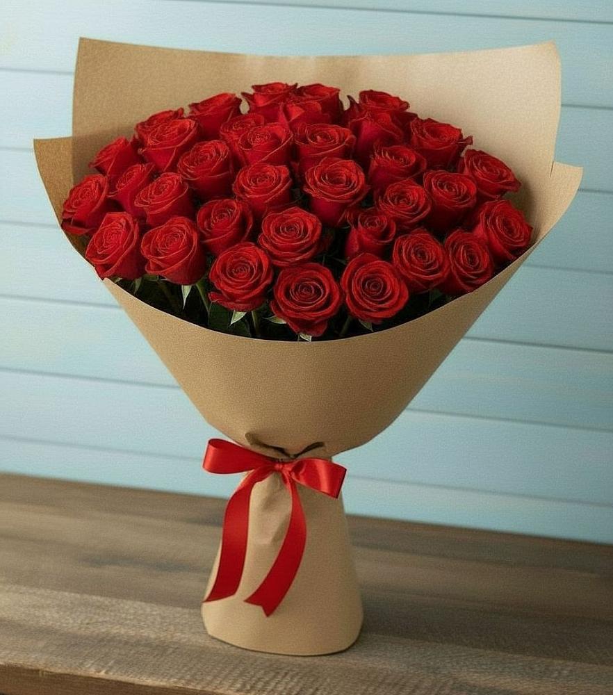 Букет Красные розы Милано в Старомарьевке