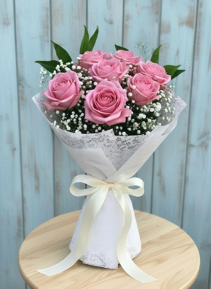 Букет цветов из: Розы в Старомарьевке