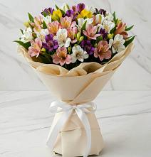 Букет цветов из:  Альстромерии #REPLACE_PRED# Старомарьевке