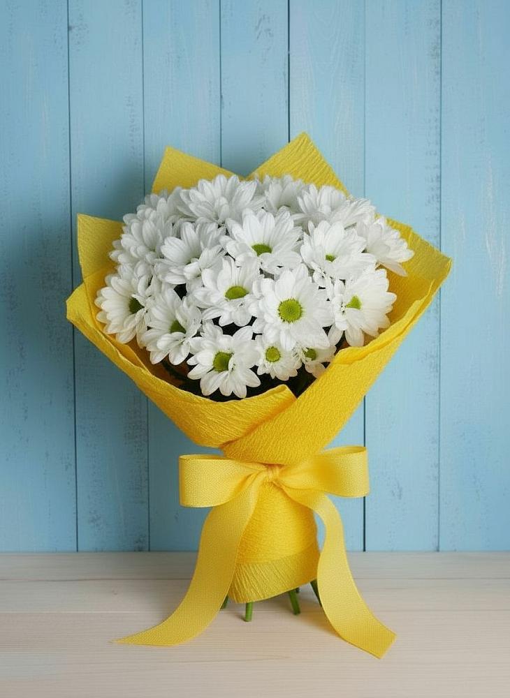 Букет цветов из: Хризантемы в Старомарьевке