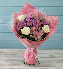 Букет цветов из:  Герберы в Старомарьевке
