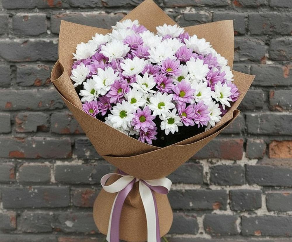 Букет цветов из: Хризантемы в Старомарьевке