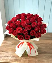 Букет 29 Красных роз в Старомарьевке