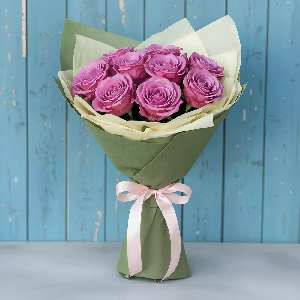 Букет Розы Фёрст Леди в Старомарьевке