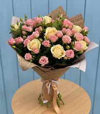 Букет цветов из:  Розы в Старомарьевке