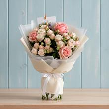 Букет цветов из:  Розы в Старомарьевке