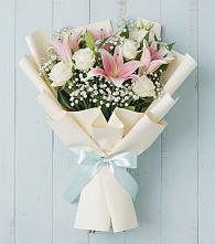 Букет цветов из:  Лилии в Старомарьевке